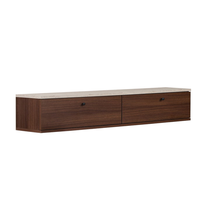 Nordure Ligne 160 - Travertino, Milano Walnut